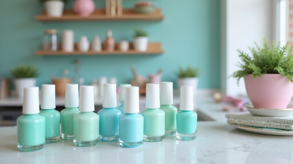 8 Mint Green and Sky Blue Square Nails for a Cool Summer&nbsp;Manicure