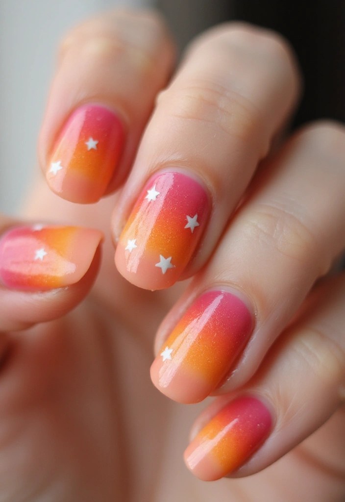 8 Tropical Nail Ideas That Will Make You Dream of Paradise (You Won't Believe #5!) - 1. Sunset Ombre Bliss