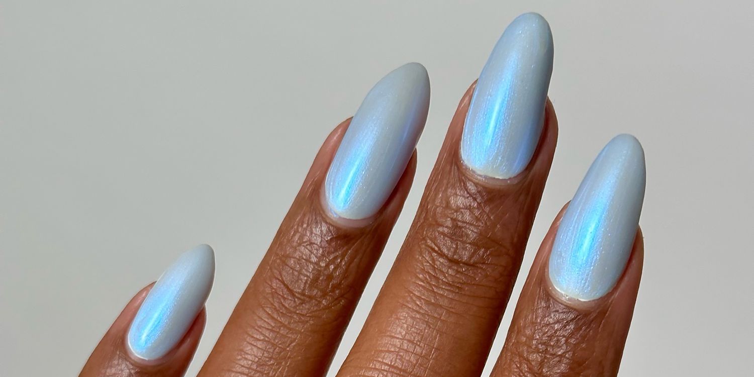 Icy Blue Nails Winter: 14 Irresistible Designs You Can't Miss! - Frosted Tips: A Winter Wonderland