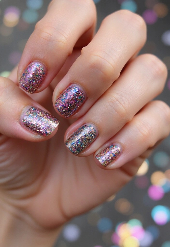 Summer Nails Vibes: 10 Must-Try Tips for Perfect Summer Nail Art! - 6. Glitter and Glam