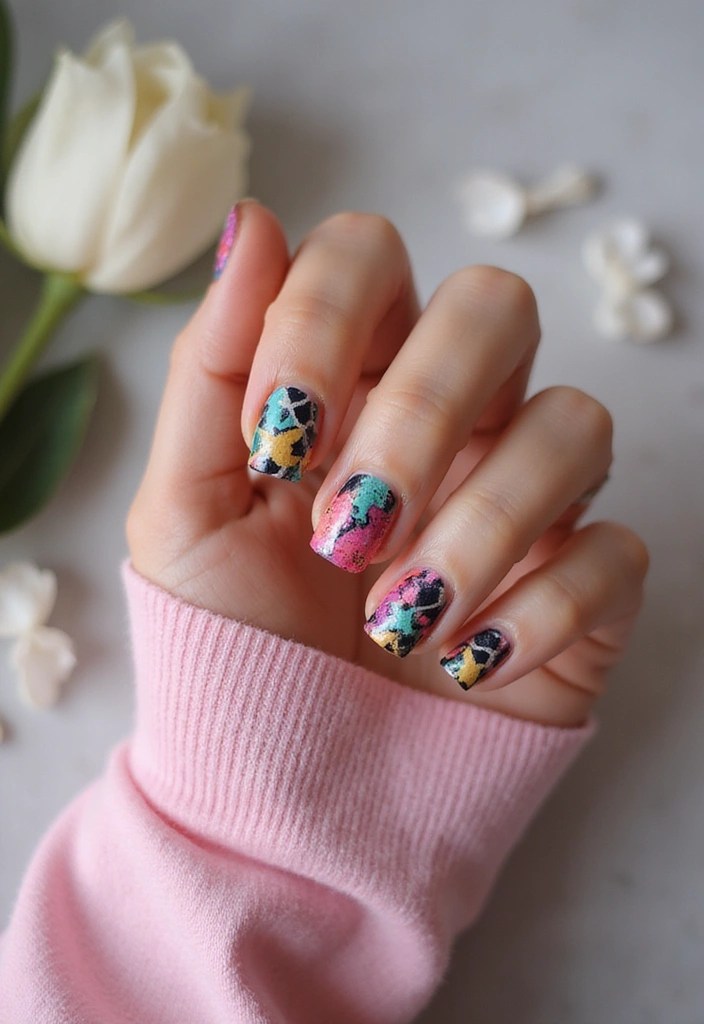 Summer Nails Vibes: 10 Must-Try Tips for Perfect Summer Nail Art! - 7. Geometric Patterns