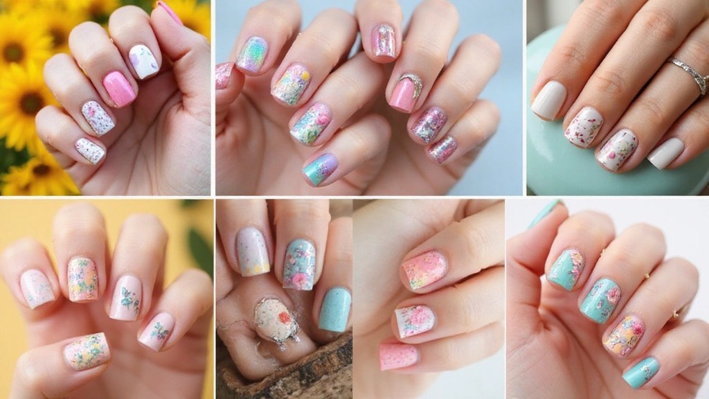 Top 5 Cute Summer Nail Designs – Pastels, Floral Accents & Vibrant Hues