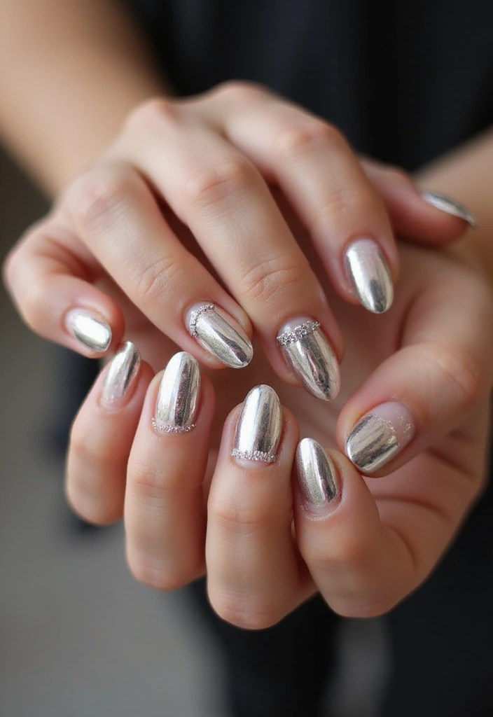 Top 5 Hot Nail Art Trends You Need to Try This Season (Get Ready to Shine!) - 1. Chrome and Mirror Nails