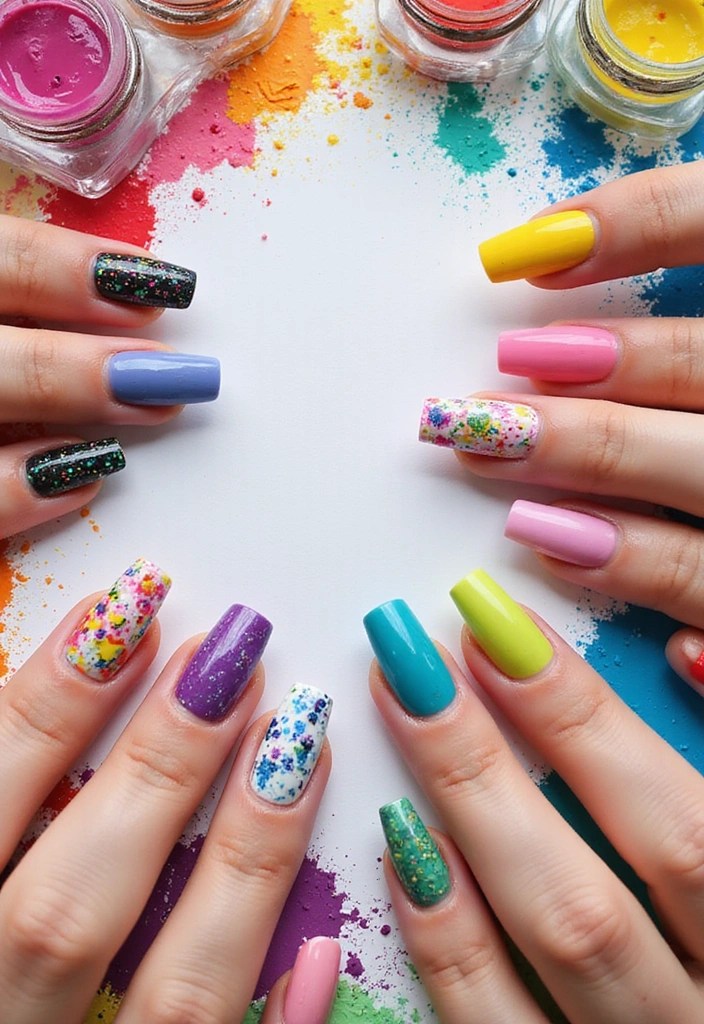 Top 5 Hot Nail Art Trends You Need to Try This Season (Get Ready to Shine!) - 2. Abstract & Artistic Designs