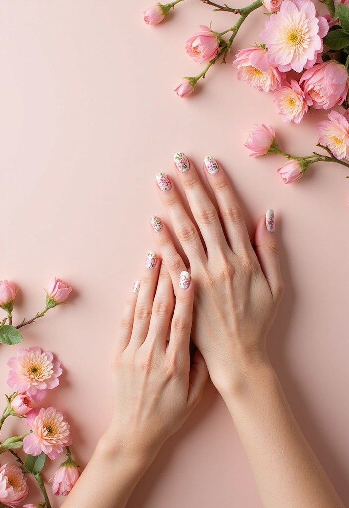Top 5 Hot Nail Art Trends You Need to Try This Season (Get Ready to Shine!) - 3. Floral & Botanical Accents
