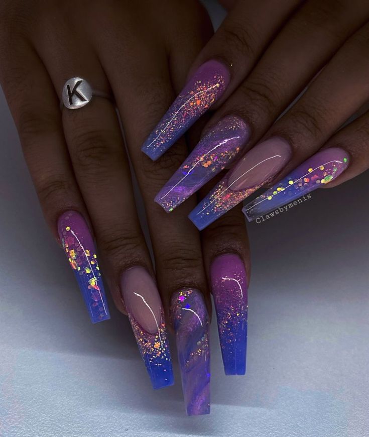 10 Enchanted Nails That Feel Magical, Sparkly & Fairy Tale-Ready - Galaxy Dreams