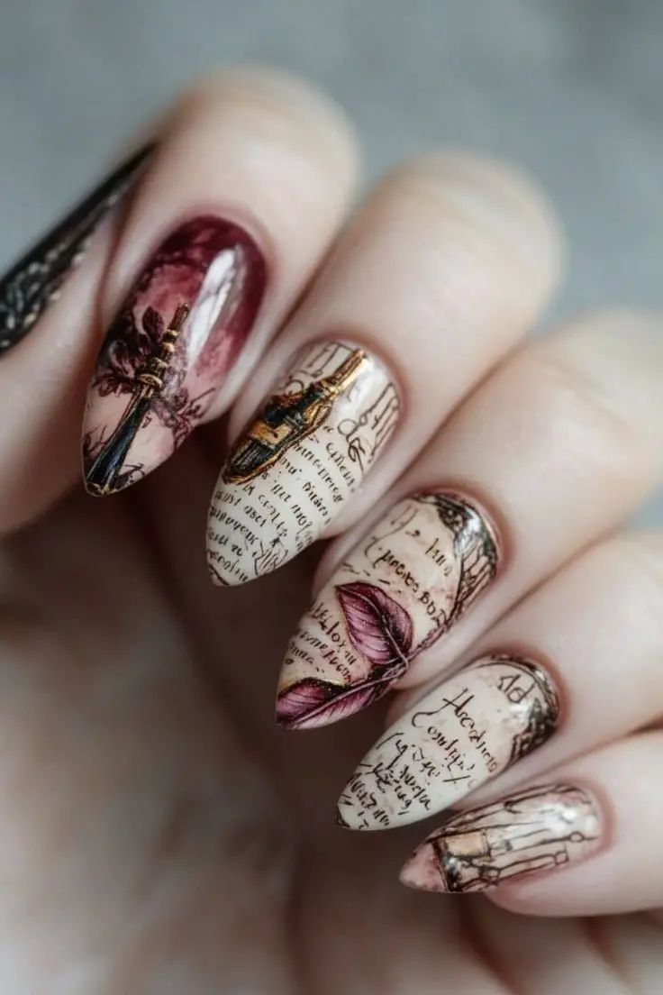 10 Enchanted Nails That Feel Magical, Sparkly & Fairy Tale-Ready - The Storybook Charm