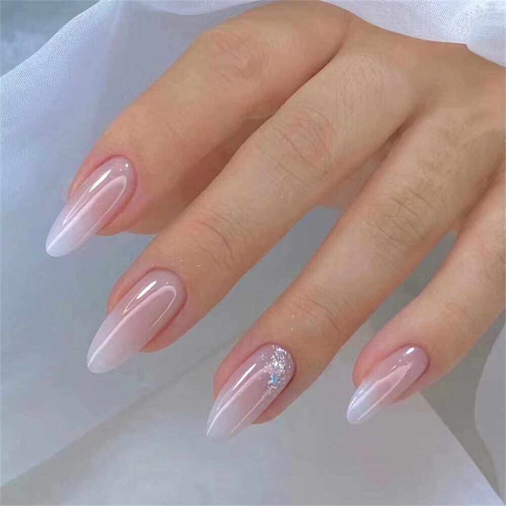 10 French Nails Almond Shape Looks That Are Classy, Chic & Very Now - 2. Ombre Almond Delight