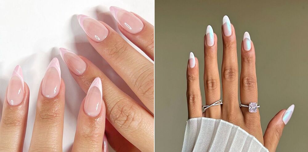 10 French Nails Almond Shape Looks That Are Classy, Chic & Very Now - 9. Pastel French Tips