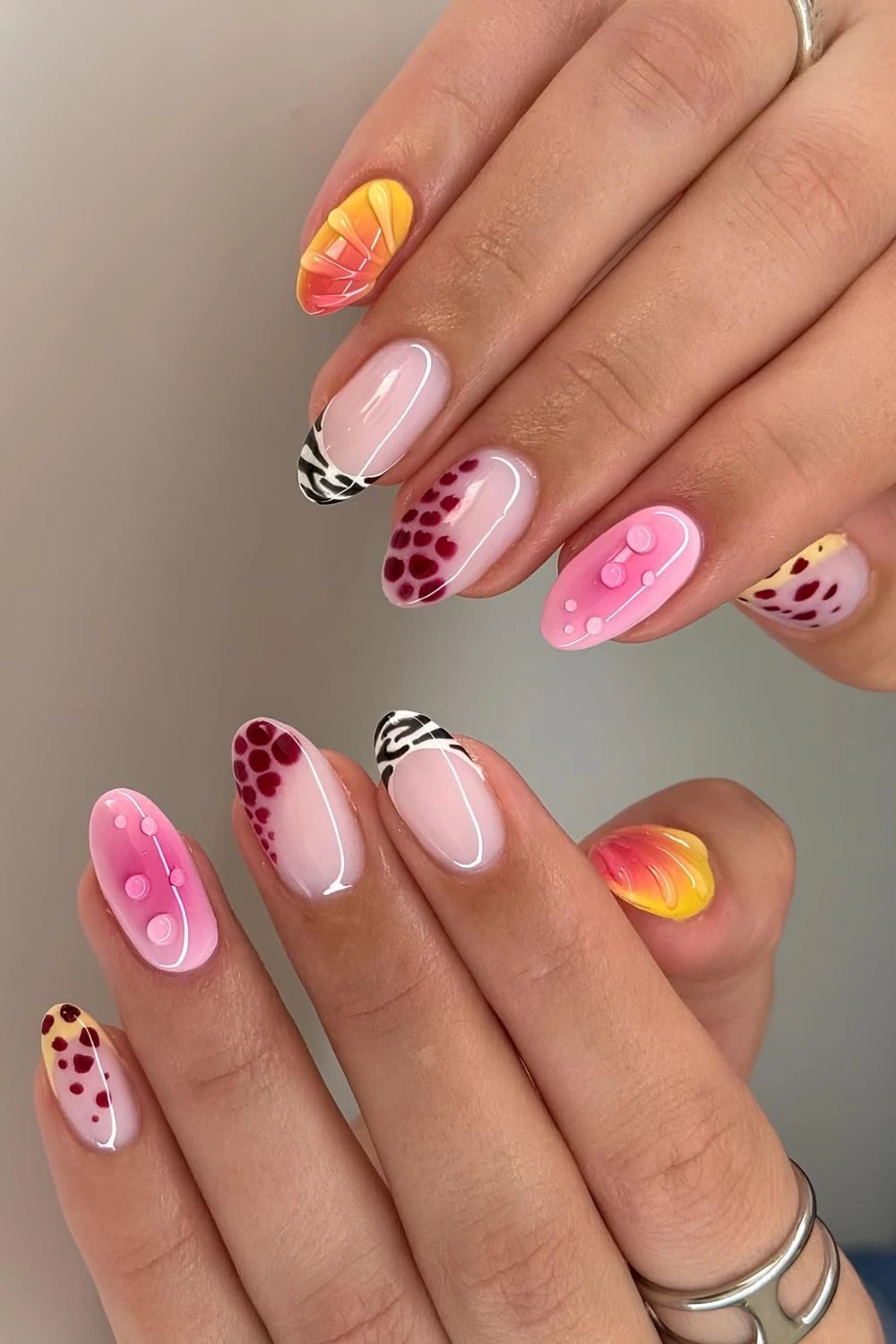 10 Soft Girl Almond Nails to Try This July 🌸 | Pretty & Feminine Summer Designs - 6. Sweet Summer Fruits