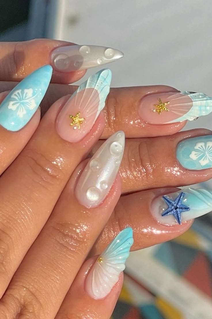 10 Soft Girl Nail Ideas That Are Pinterest-Perfect - Ocean Vibes