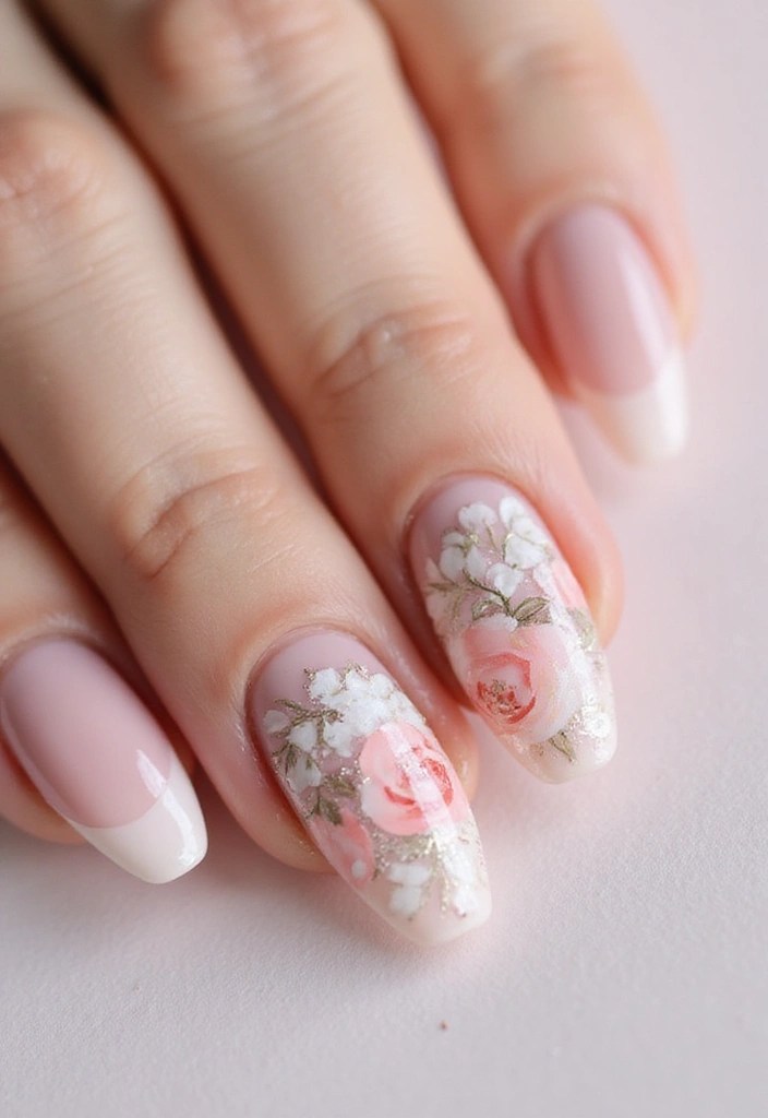 10 Stiletto Acrylic Nails That Are Sharp, Stylish & Totally Statement-Worthy - 3. Floral Fantasy