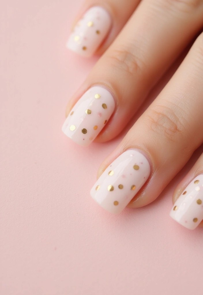 10 Stunning Gold Nail Art Ideas That Are Glowy, Classy & Pinterest-Famous! - 5. Elegant Gold Dots