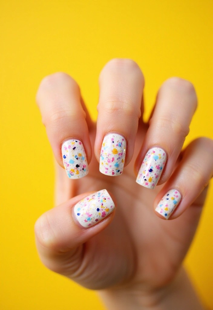 10 Summer Indie Nail Ideas for a Fun & Beachy Mani That Will Make Waves! - 9. Colorful Confetti