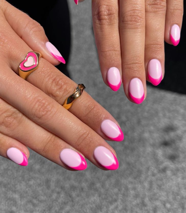 11 Bright & Trendy Summer Nail Inspo Ideas You Can't Miss This Season! - 9. Bold French Tips