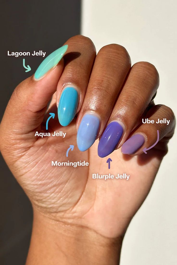 11 Jelly Nails That Look Juicy, Glossy & Totally 2025-Approved - 9. Jewel Tones