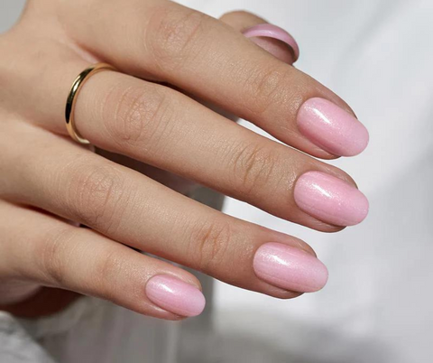 11 Pink Oval Nails That Are Soft, Chic & Totally Aesthetic - Charming Floral Accents