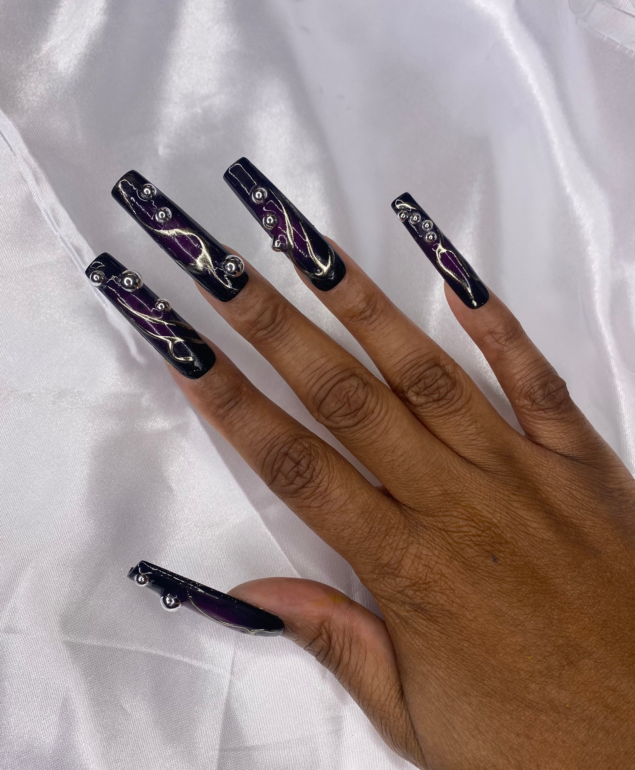 15 Chrome Aura Nails You’ll OBSESS Over This Summer! - Glittering Rain