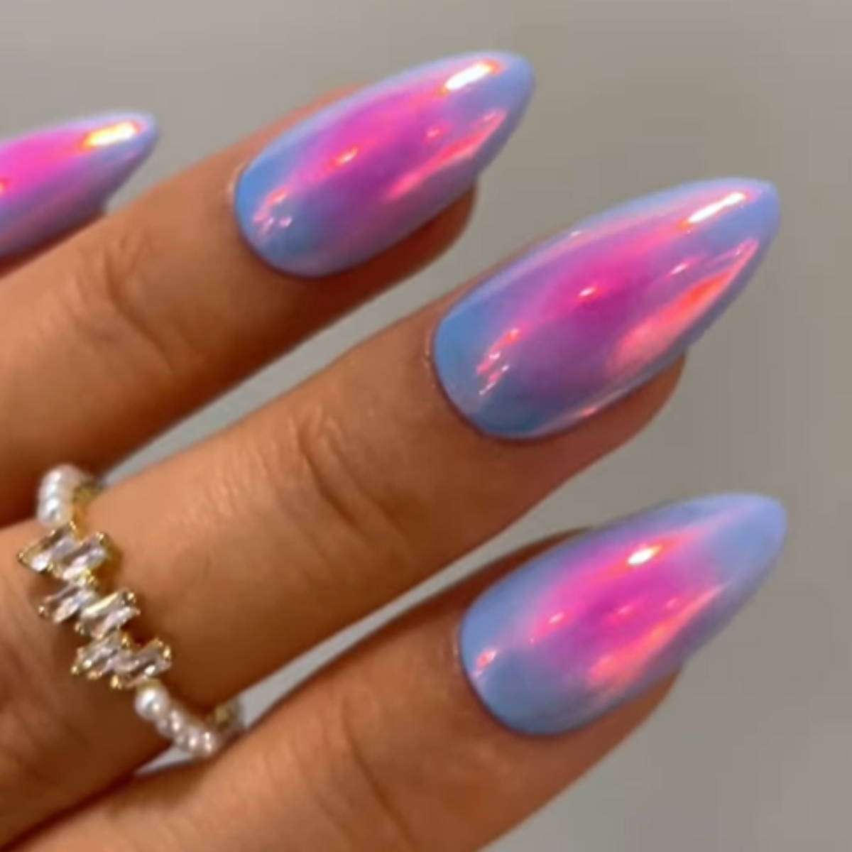 15 Chrome Aura Nails You’ll OBSESS Over This Summer! - Whimsical Watercolors