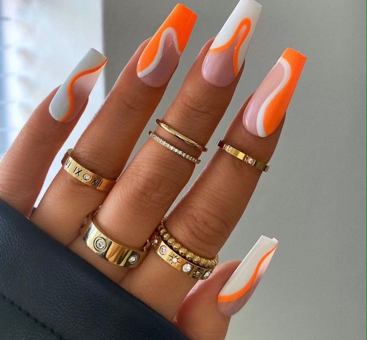 15 Summer Nails Aesthetic Ideas That Are Effortless, Colorful & Totally Insta-Worthy - Bold Neon Waves