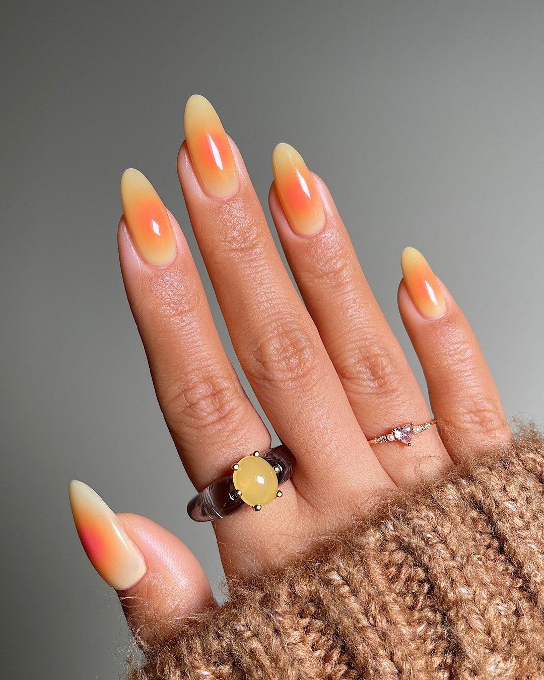 15 Summer Nails Aesthetic Ideas That Are Effortless, Colorful & Totally Insta-Worthy - Sunset Ombre
