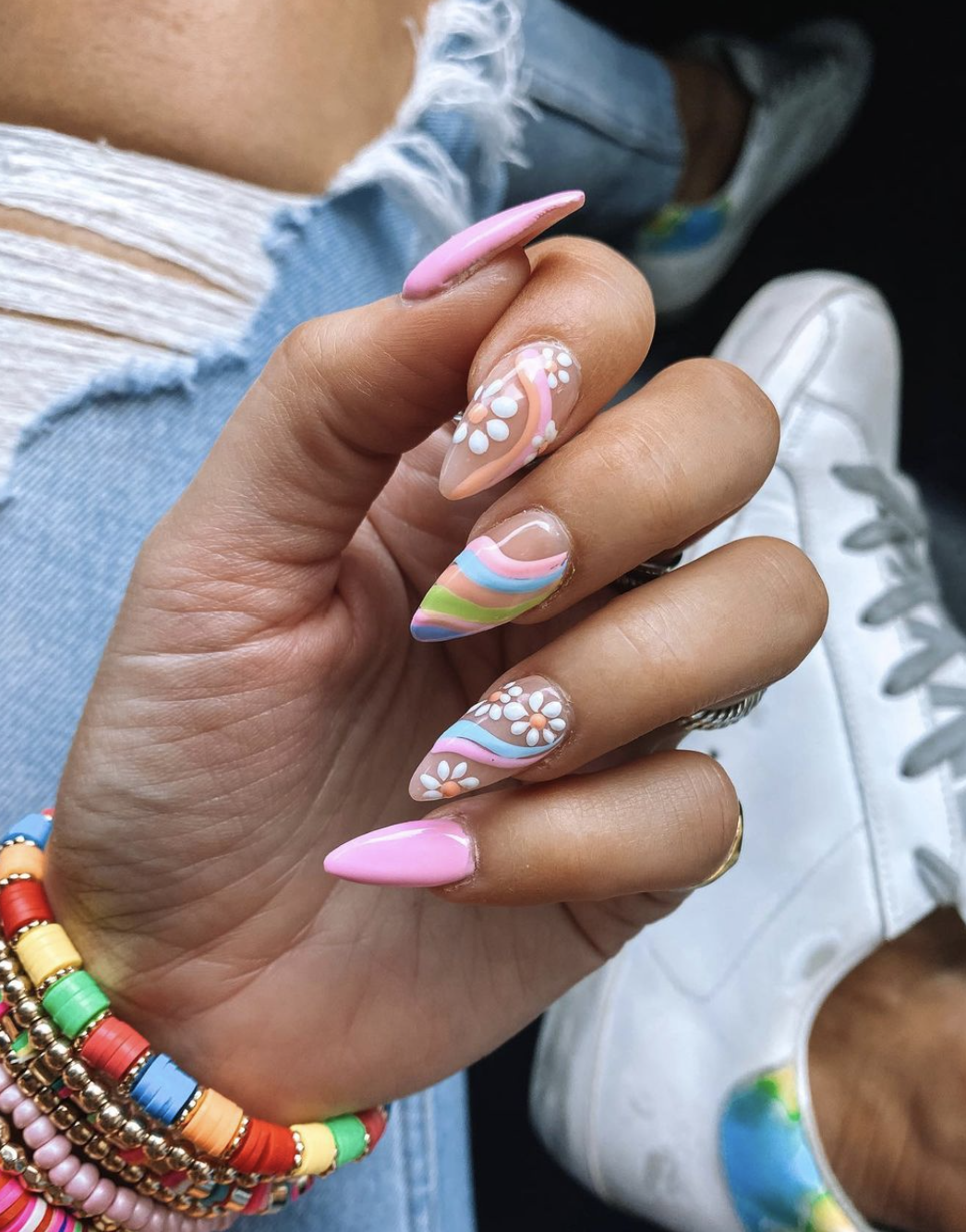 16 Pretty Almond Nail Designs That Are Feminine, Chic & Trending Now! - Trendy Swirls