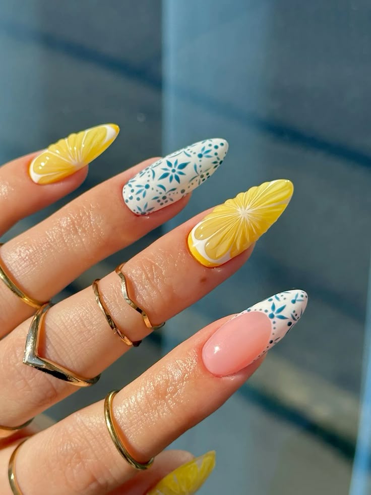 16 Summer Nails Aesthetic Ideas That Are Pinterest-Perfect & Totally Fun - 16. Tropical Flowers