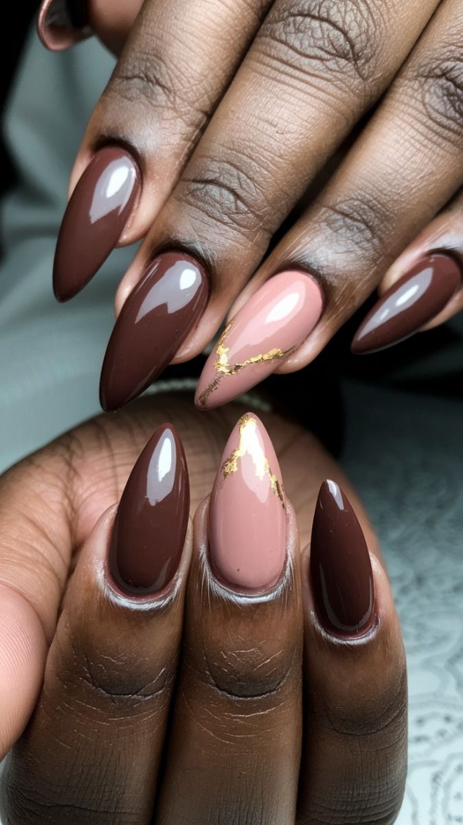 17 Elegant Nude Nail Art Ideas That Will Make You the Star of Every Occasion! - Bold Animal Print