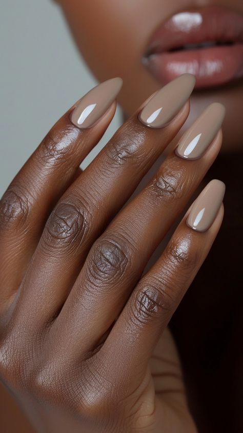 17 Elegant Nude Nail Art Ideas That Will Make You the Star of Every Occasion! - Classic Solid Color