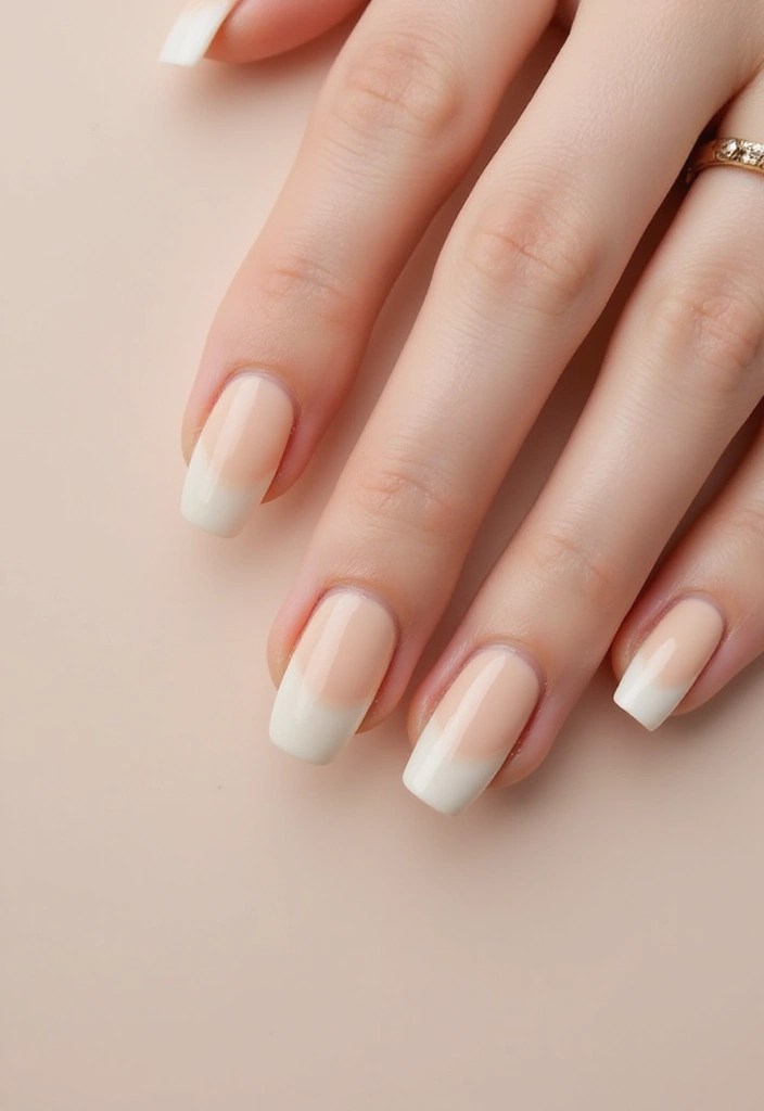 5 Neutral Nail Art That Never Goes Out of Style - 1. Classic Nude Ombre