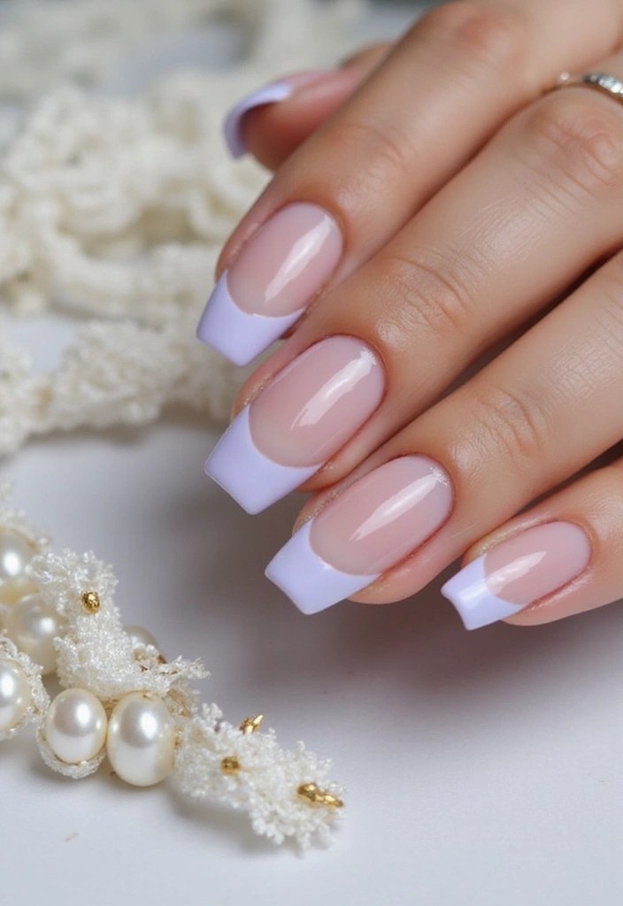 5 Stunning Summer Wedding Nail Designs for Almond & BIAB Lovers 💍 - 3. Classic French Twist