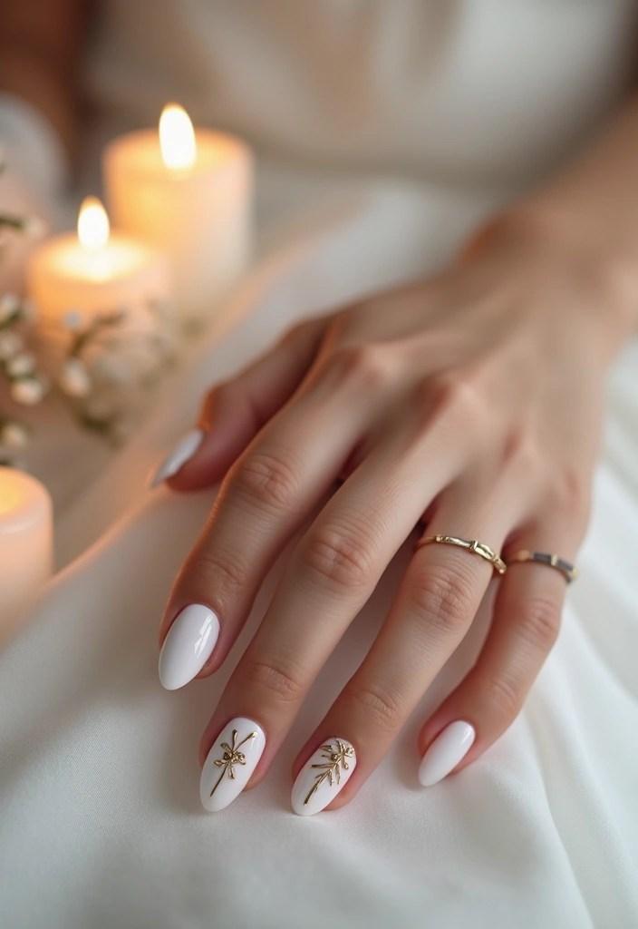 5 Stunning Summer Wedding Nail Designs for Almond & BIAB Lovers 💍 - 5. Minimalist Chic