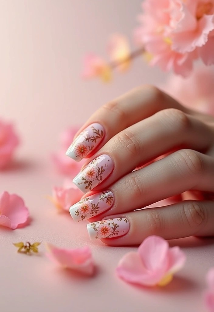 6 Back-to-School Nail Looks for Late August 🎓💅 - 4. Seasonal Florals
