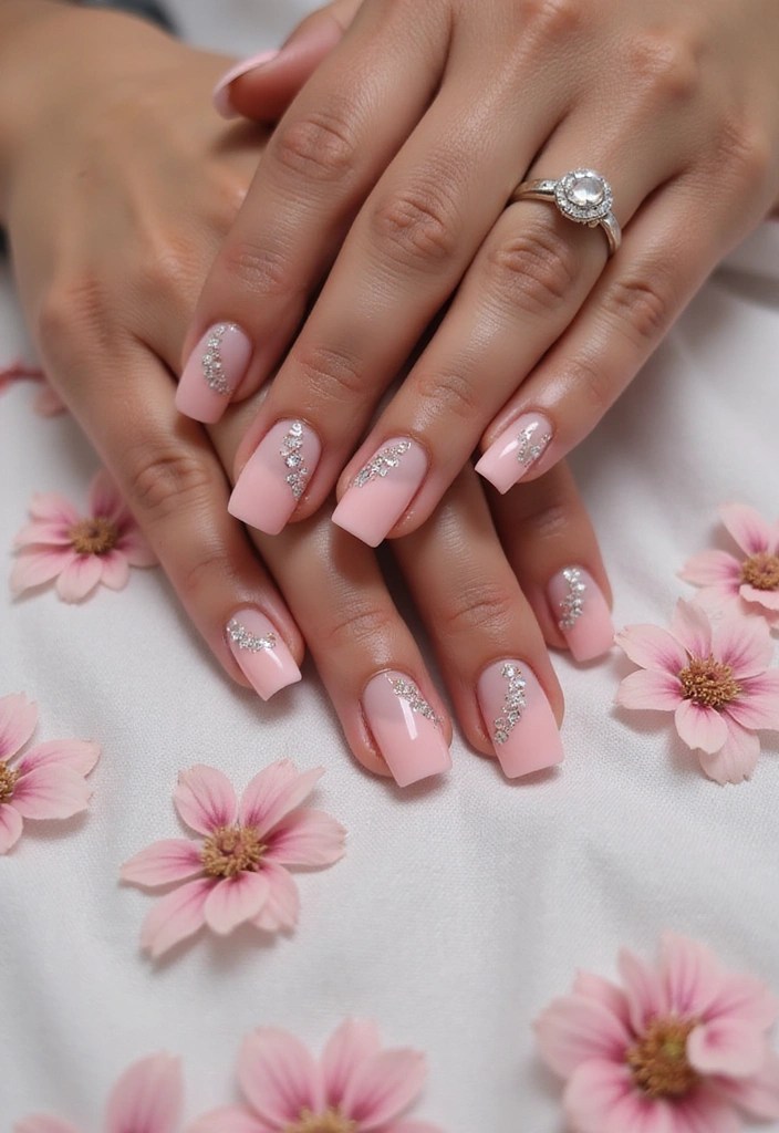 6 Demure BIAB Nail Ideas for an Elegant Summer Look 💅 - 2. Blush Pink Ombre