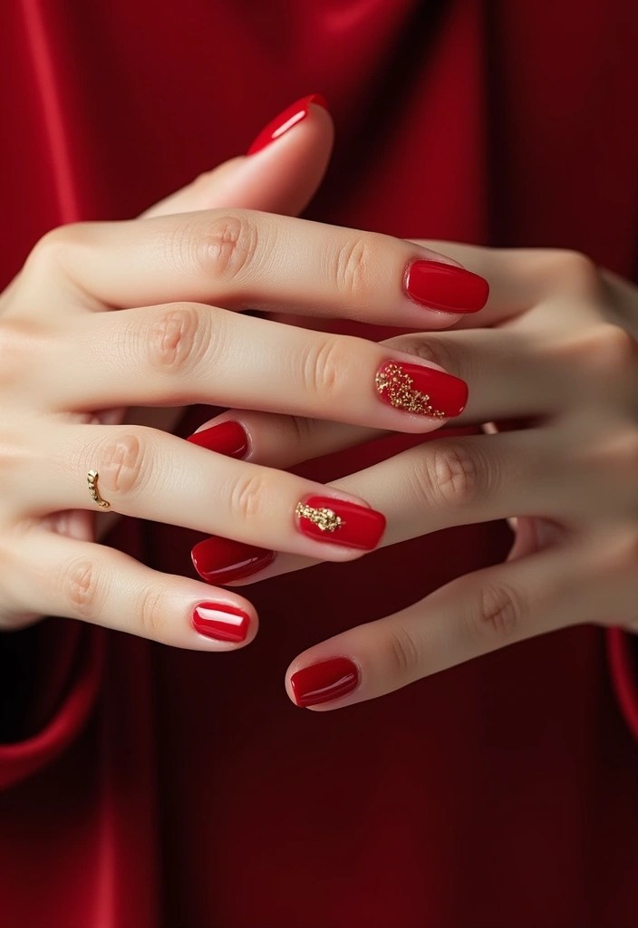 6 Dior Nails That Look Expensive, Classy & Pinterest-Perfect! - 1. Classic Red Elegance