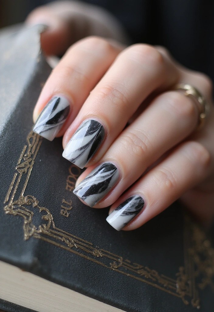 6 Dior Nails That Look Expensive, Classy & Pinterest-Perfect! - 3. Chic Marble Art