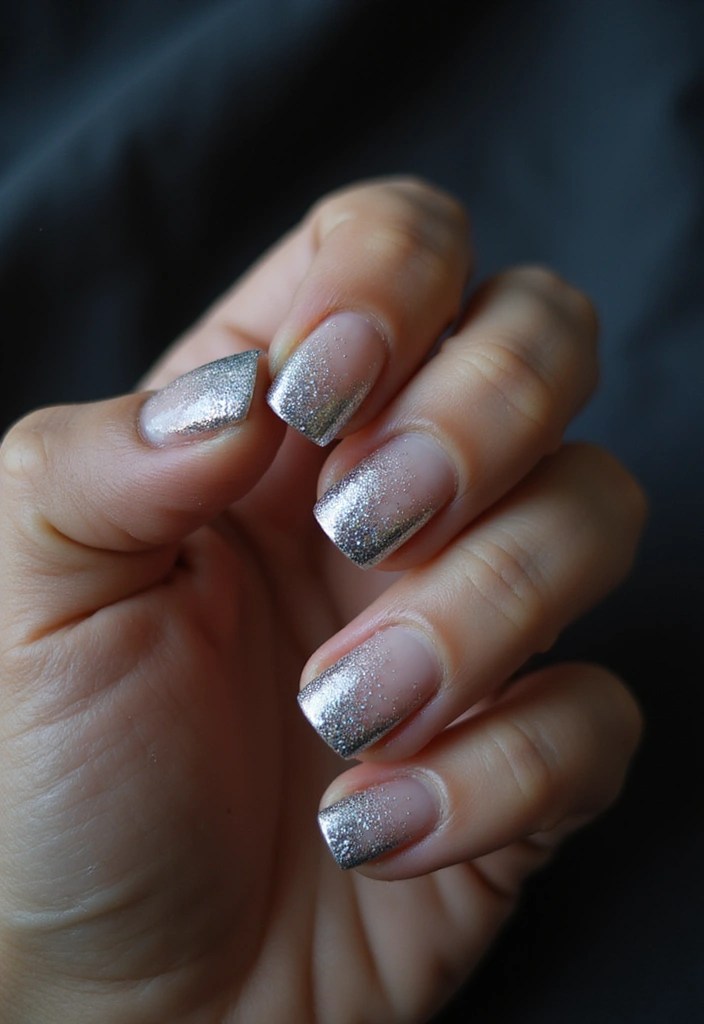 6 Fairy-Inspired Nails with Chrome & Glitter That Will Leave You Spellbound! - 5. Moonlit Mirage