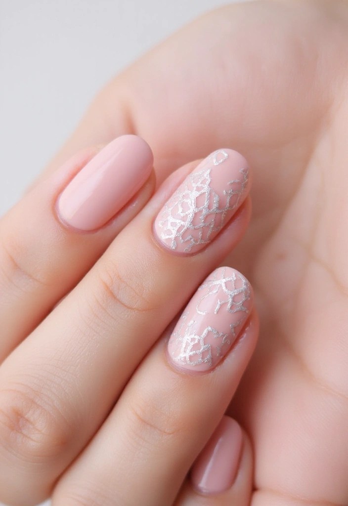 6 Soft Pink Nails That Are Trending Right Now - 6. Negative Space