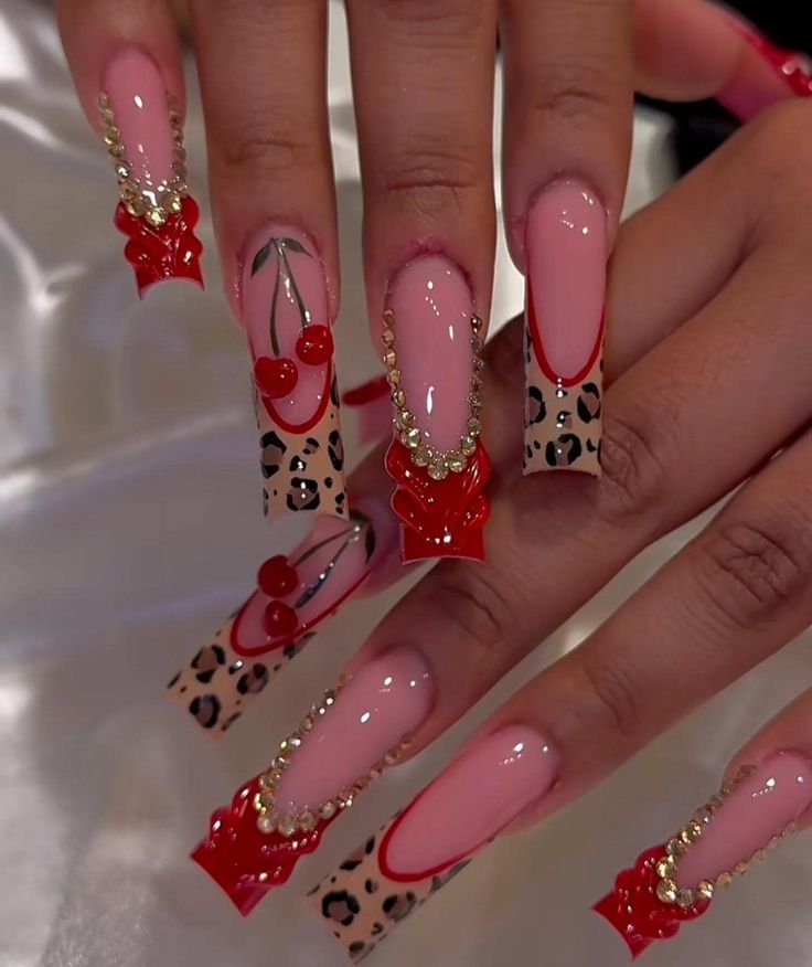 7 Bold Red Nails Chrome Designs That Are Sleek, Sexy & Statement-Making - Cherry Blossom Vibes