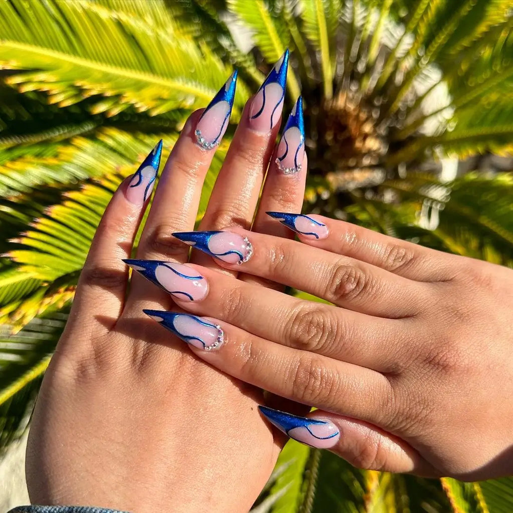 8 Easy Summer Nail Art Ideas for Almond & Stiletto Shapes 💥 - 4. Sunset Gradient