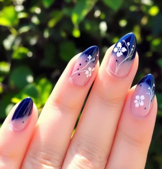 8 Minimalist Almond Nail Designs That Are Pure Elegance ✨ - Midnight Blossoms