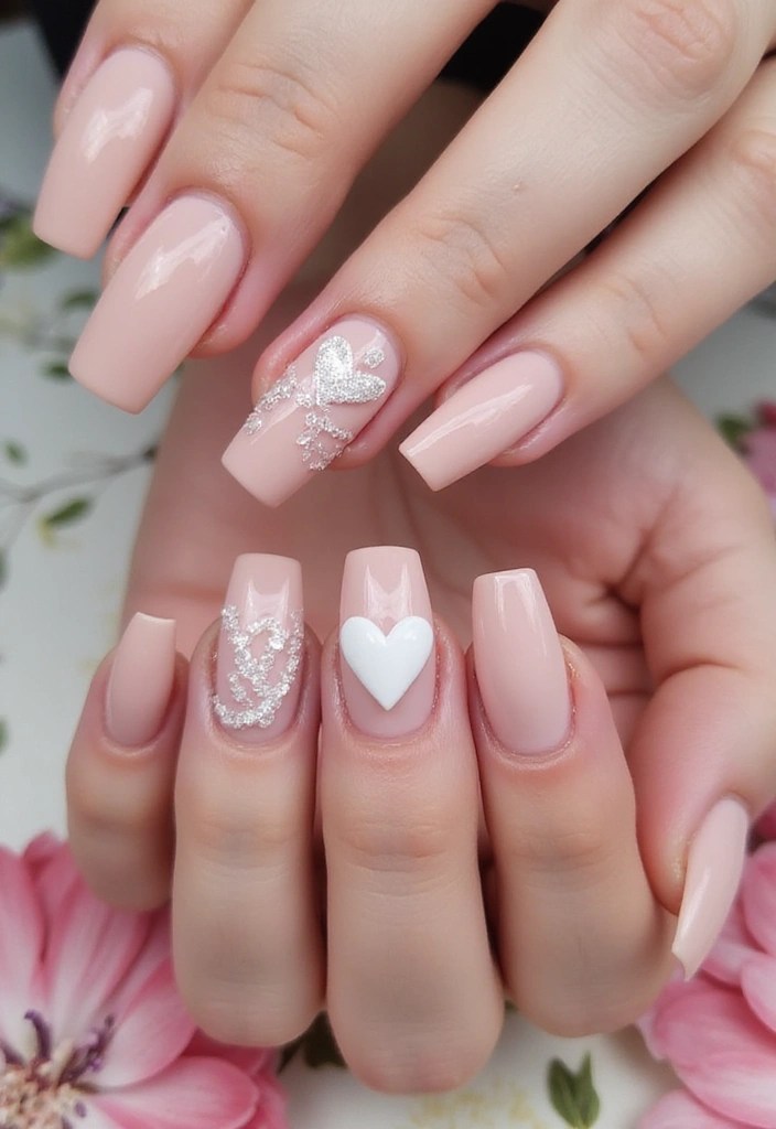 9 Short Pastel Nails That Are Perfect for Everyday Aesthetic Girls - 2. Blush Pink Perfection