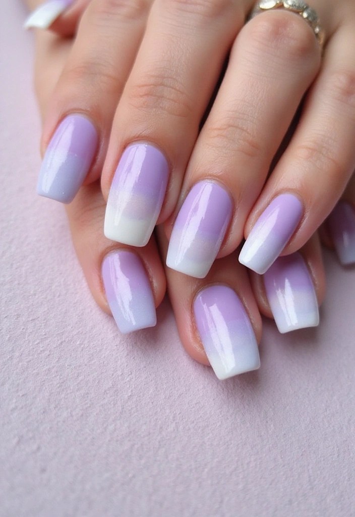 9 Short Pastel Nails That Are Perfect for Everyday Aesthetic Girls - 9. Creamy Pastel Ombre