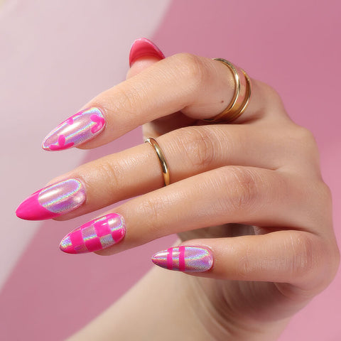 9 Stunning Summer Nails with Chrome & Pink That'll Have Everyone Asking Where You Got Them! - 8. Gradient Dreams