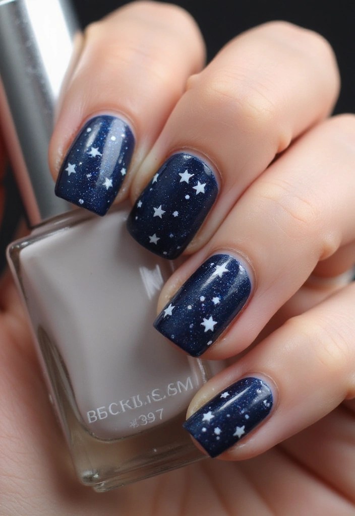Transform Your Nails with These 7 Out-of-This-World Galaxy Designs! - 1. Starry Night Delight