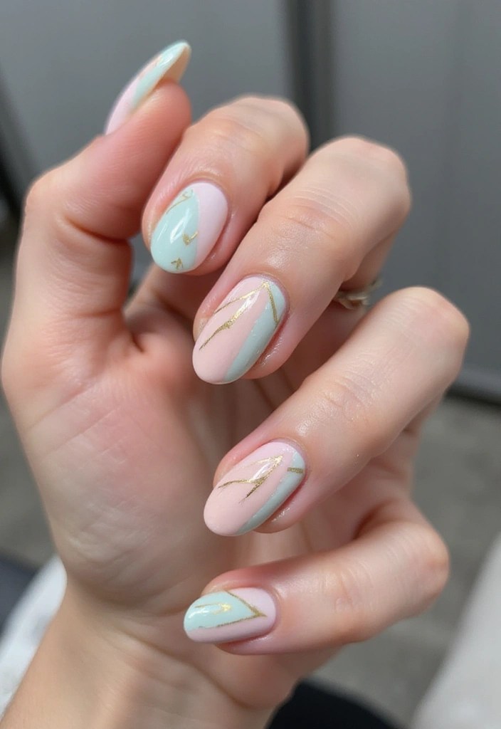 7 Almond Nail Art Ideas to Elevate Your Summer Photoshoots 📸 - 5. Minimalistic Lines